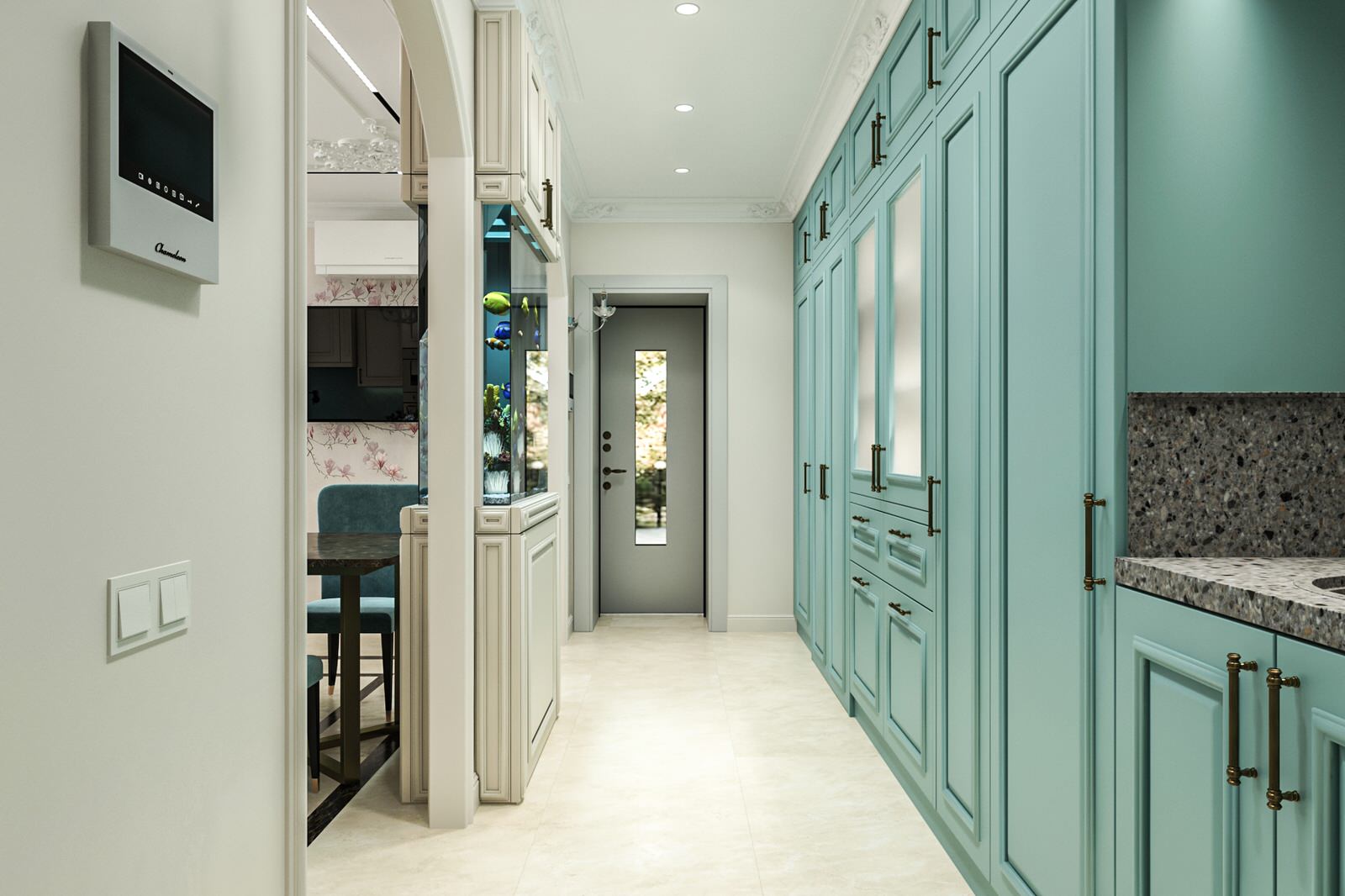 Кухня в Загородном доме на Ильинском щоссе