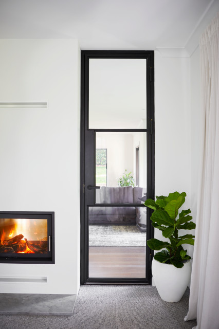 Church Rd Project scandinavian-living-room
