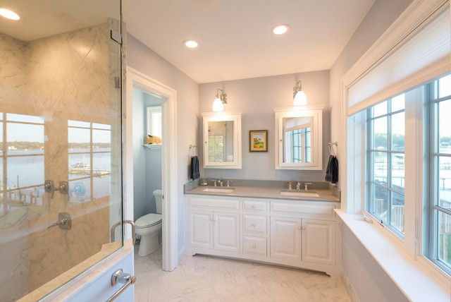 Master Bathroom nyklassisk-badrum