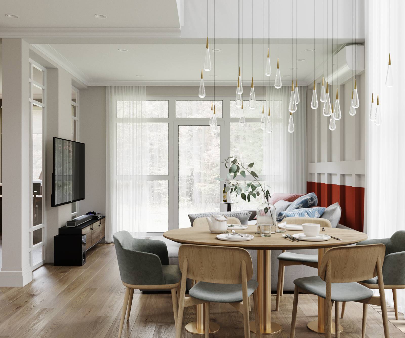 Family house | 140 кв. м | Проект загородного дома в стиле современная классика