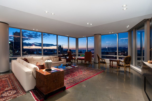 Recent Work contemporary-living-room