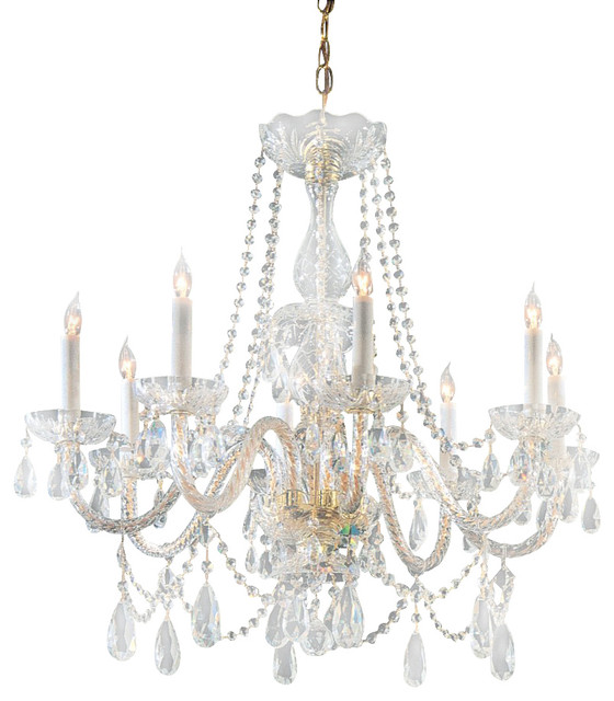 Shop Houzz | We Got Lites Traditional Crystal Eight Light Polished ...