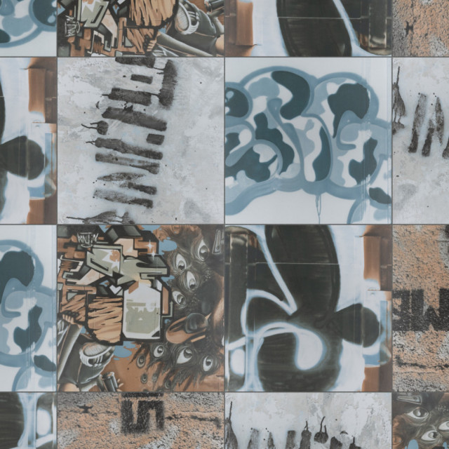 Urban Art Matte Ceramic Floor and Wall Tile - Contemporary - Wall And ...