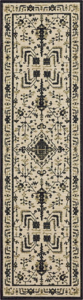 Mohawk Home Daran Black 2' x 7' Area Rug