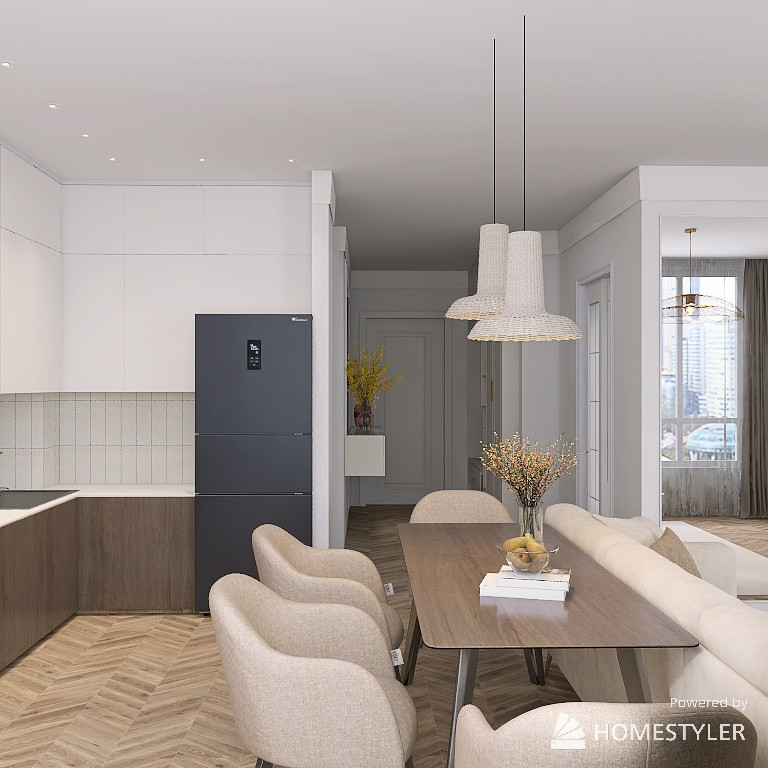 Дизайн-проект 3-комнатной квартиры