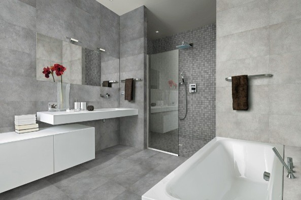 Concrete Look Bathroom Wall & Floor Tiles Sydney ...