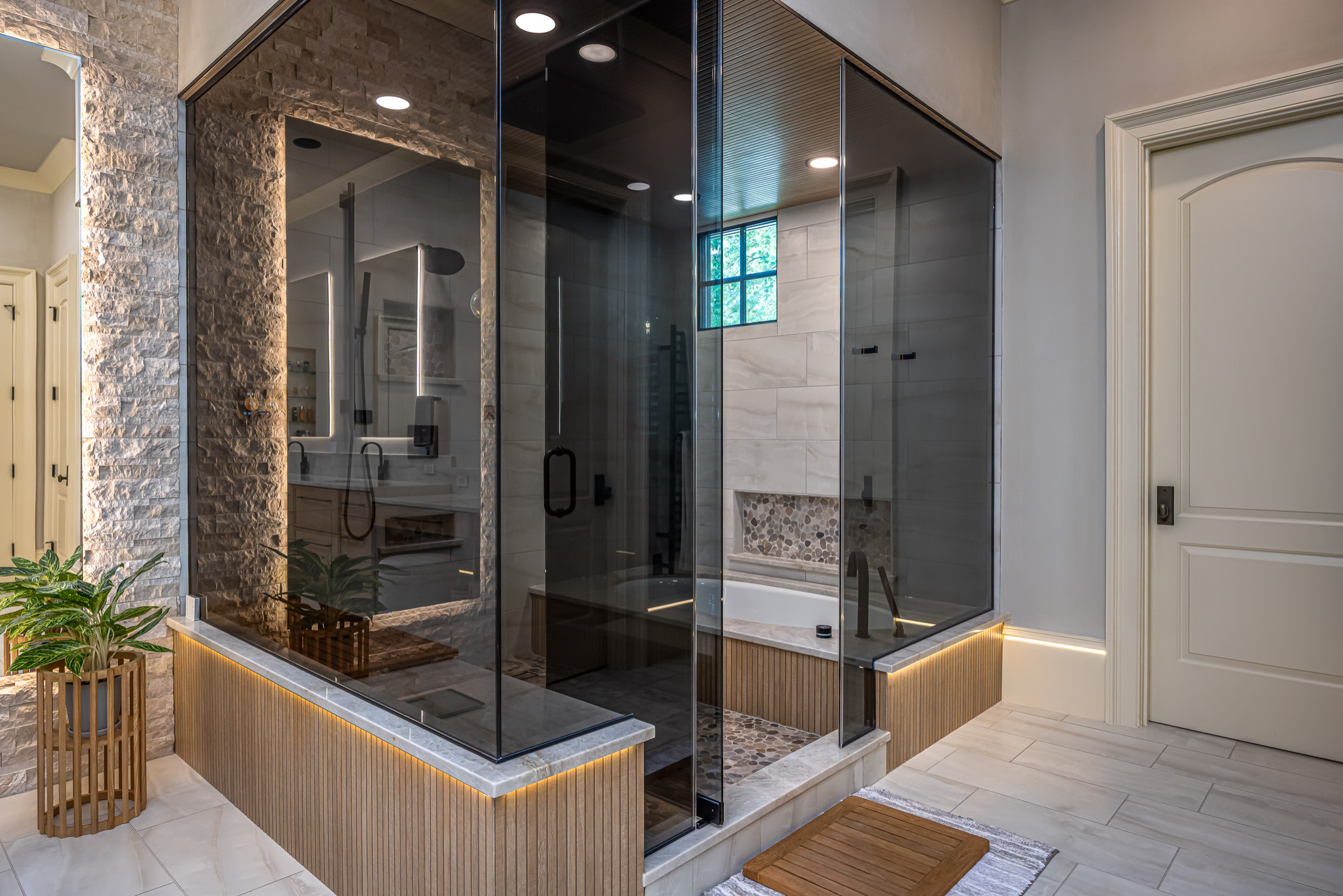 Bathroom of the Week: Wet-Room Steam Shower Brings Spa Style, image size:2140x1428