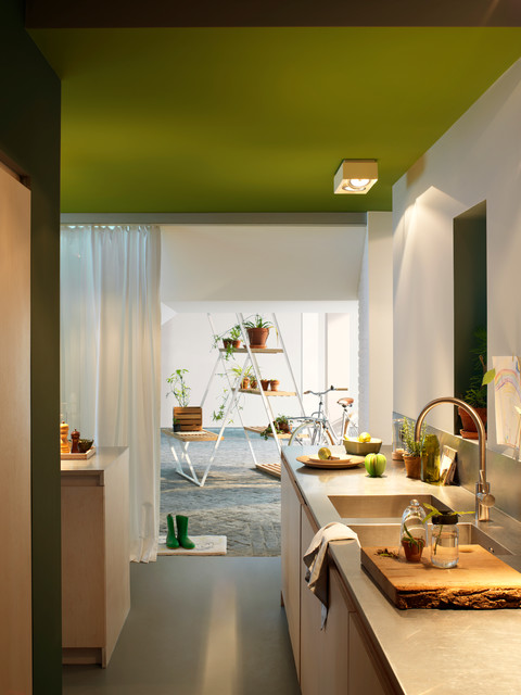 Open Plan Kitchen contemporaneo-cocina