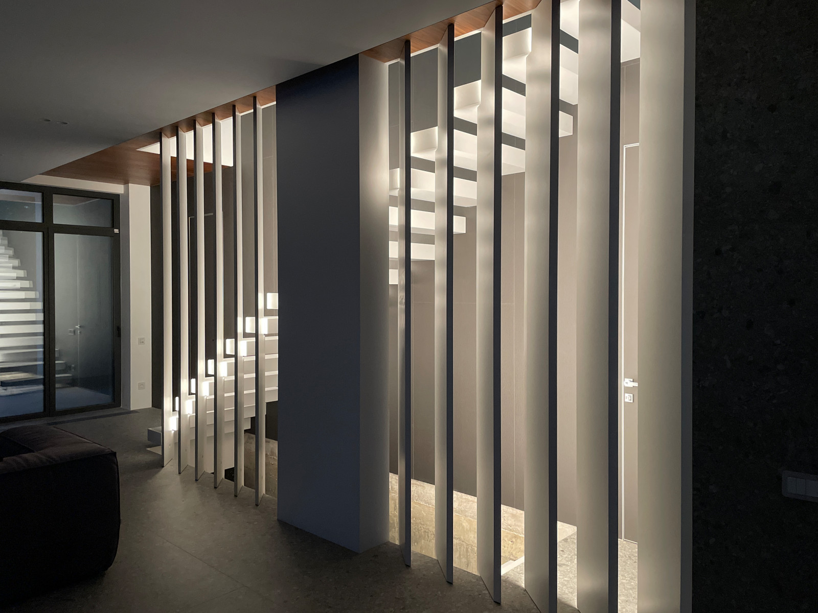 Реечные перегородки