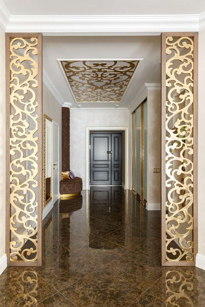 Мебель и мягкие стеновые панели для проекта дизайнера Натальи Резцовой