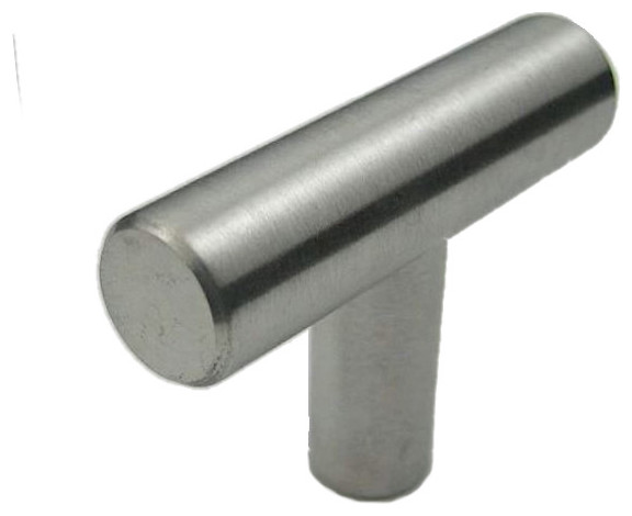 Celeste Bar Pull Cabinet Handle Brushed Nickel Stainless Steel, 1.75" T-Pull