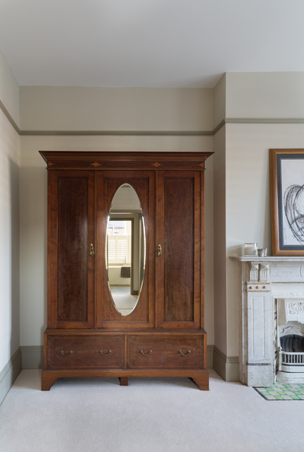 Clapham Refurb transitional-bedroom