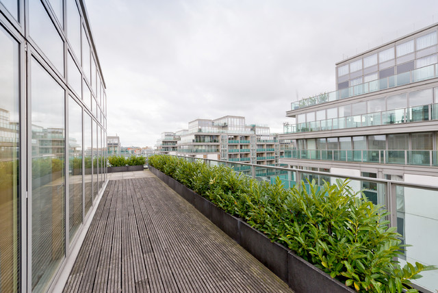 Modern Penthouse contemporary-balcony