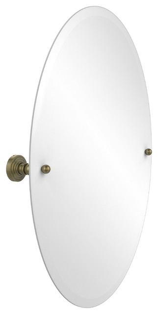 Bathroom Mirrors Oval Tilt Mirror frameless oval tilt mirror with beveled edge - transitional Bathroom Mirrors Oval Tilt Mirror frameless oval tilt mirror with beveled edge - transitional