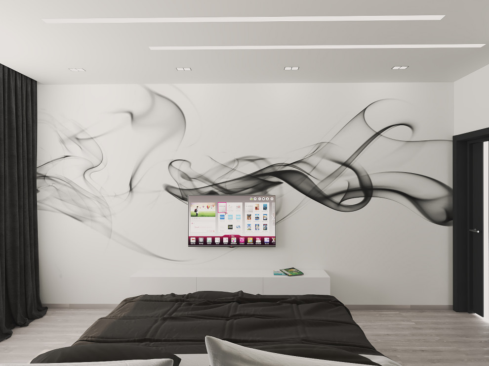 Современный интерьер с японскими мотивами