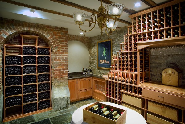Photo of a traditional wine cellar in DC Metro.