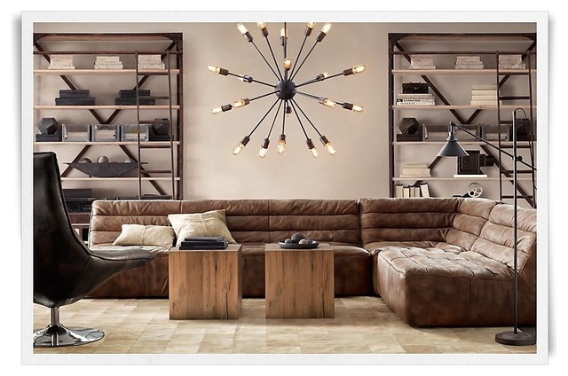 RESTORATION HARDWARE! - Rustic - Living Room - New York - by Lighting