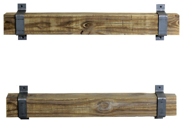 Ideal for 8" - 9" Shelves Wooden Shelf Brackets x 4 
