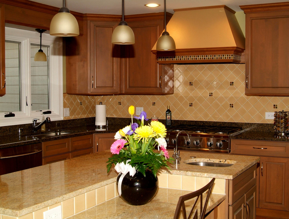 Transitional kitchen photo in Chicago