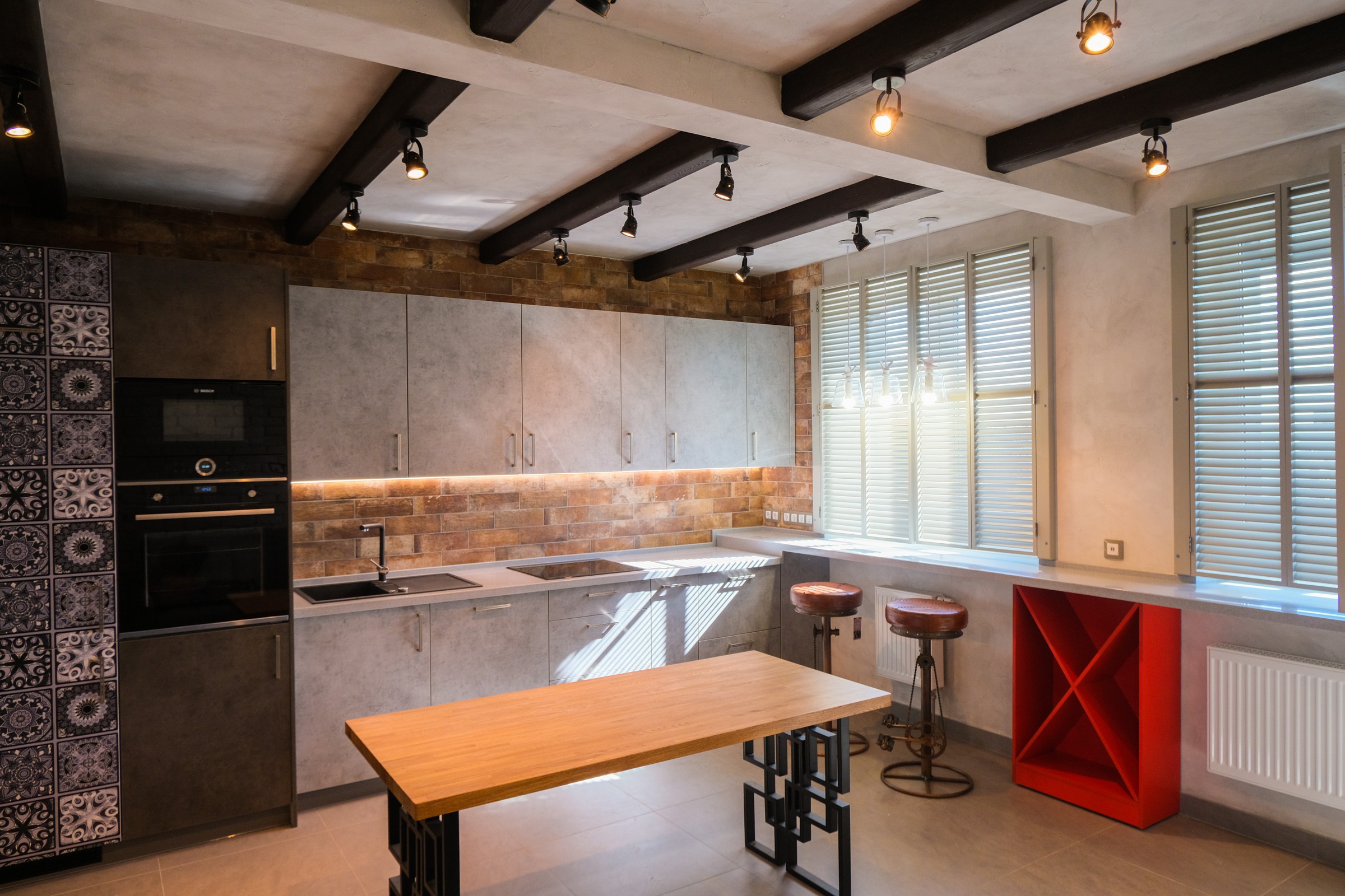 Небольшая квартира в стиле эко лофт