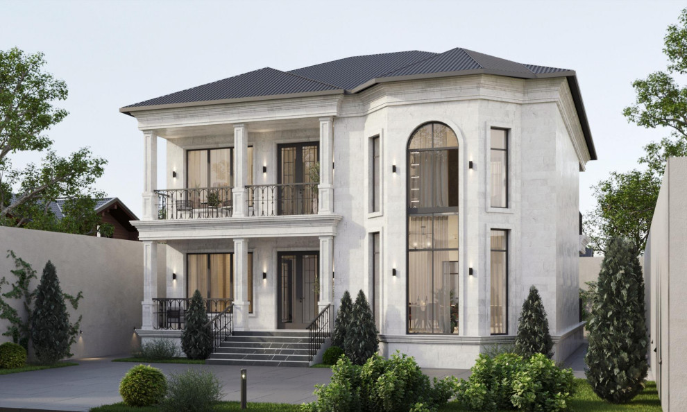 Экстерьер частного дома в Москве