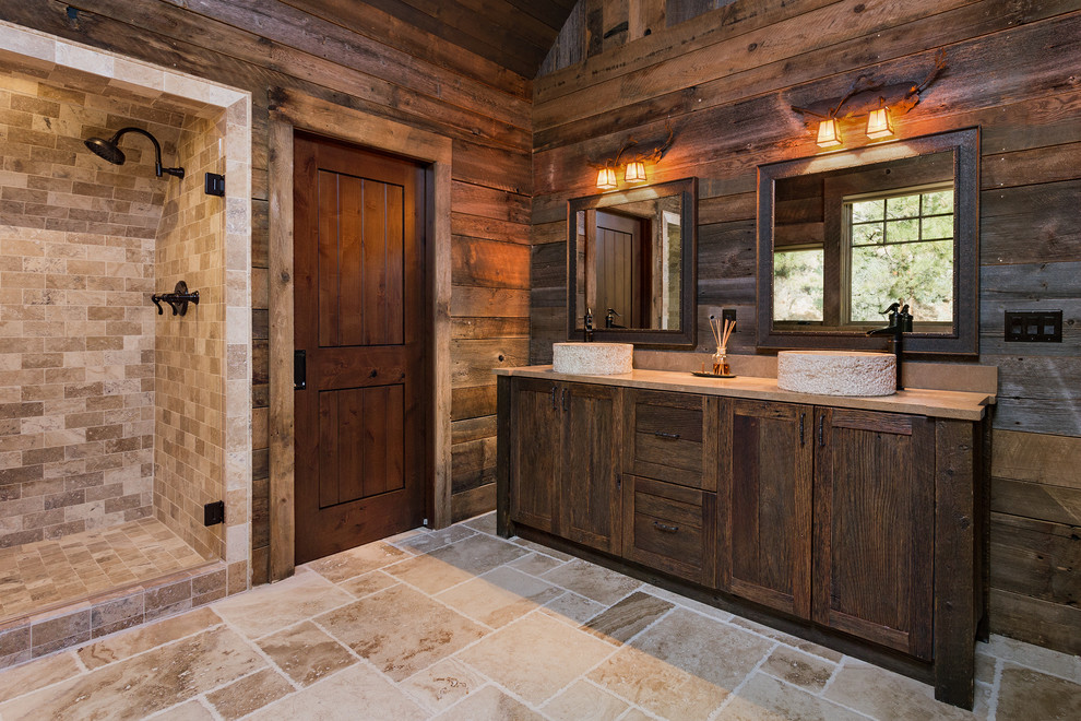 Example of a mountain style bathroom design in Albuquerque