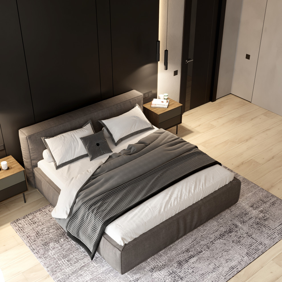 Проект спальни в загородном доме.