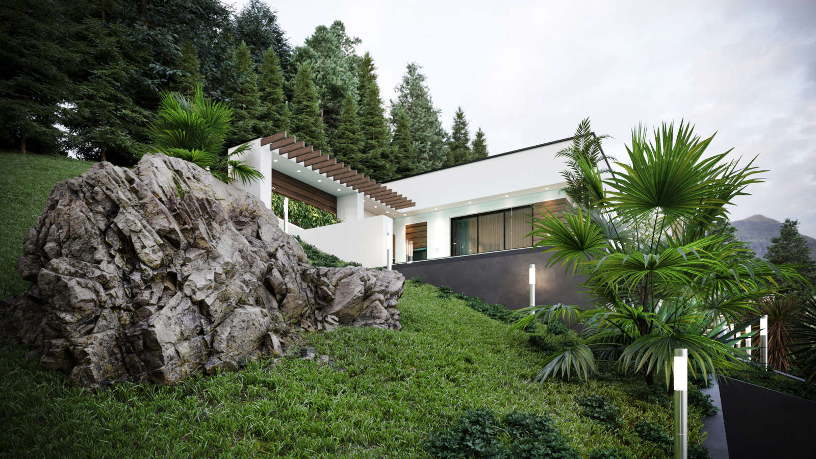 Дом на склоне 180 кв.м.