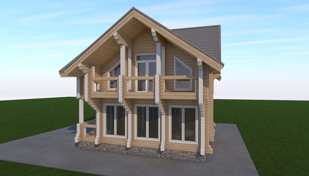 дом из клееного бруса