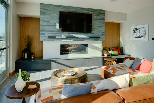 The Island Residences - Minnetonka, MN modern-living-room