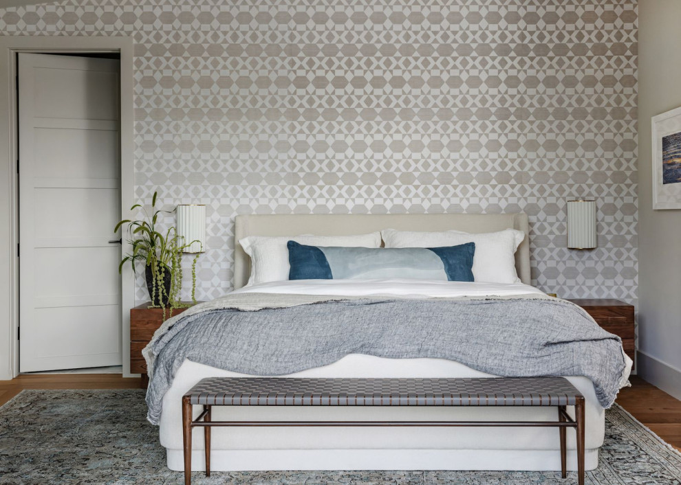 Bedroom - transitional bedroom idea in Charlotte