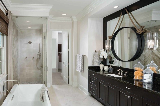 Beach Style Bathroom maritim-badezimmer