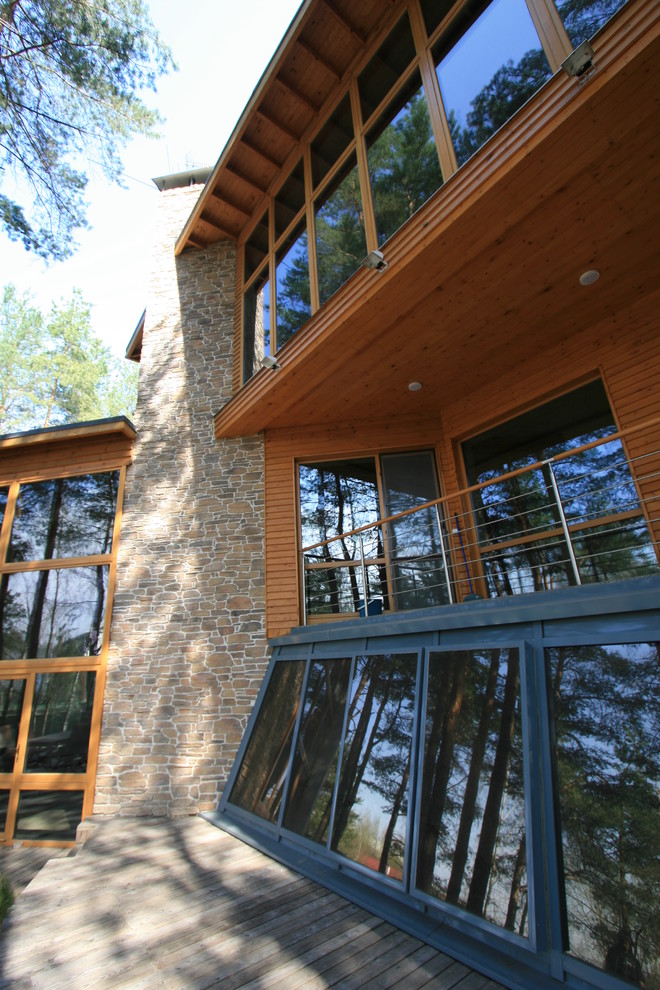 Частныйдом по индивидуальному проекту на Рублёво-Успенском шоссе Подмосковья