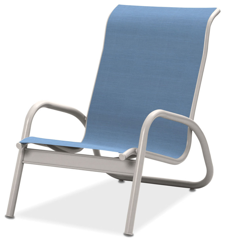 gardenella sling stacking arm chair