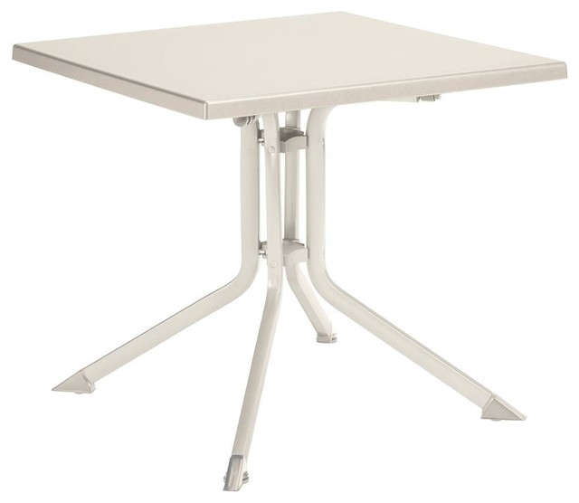 32 Square Folding Table White