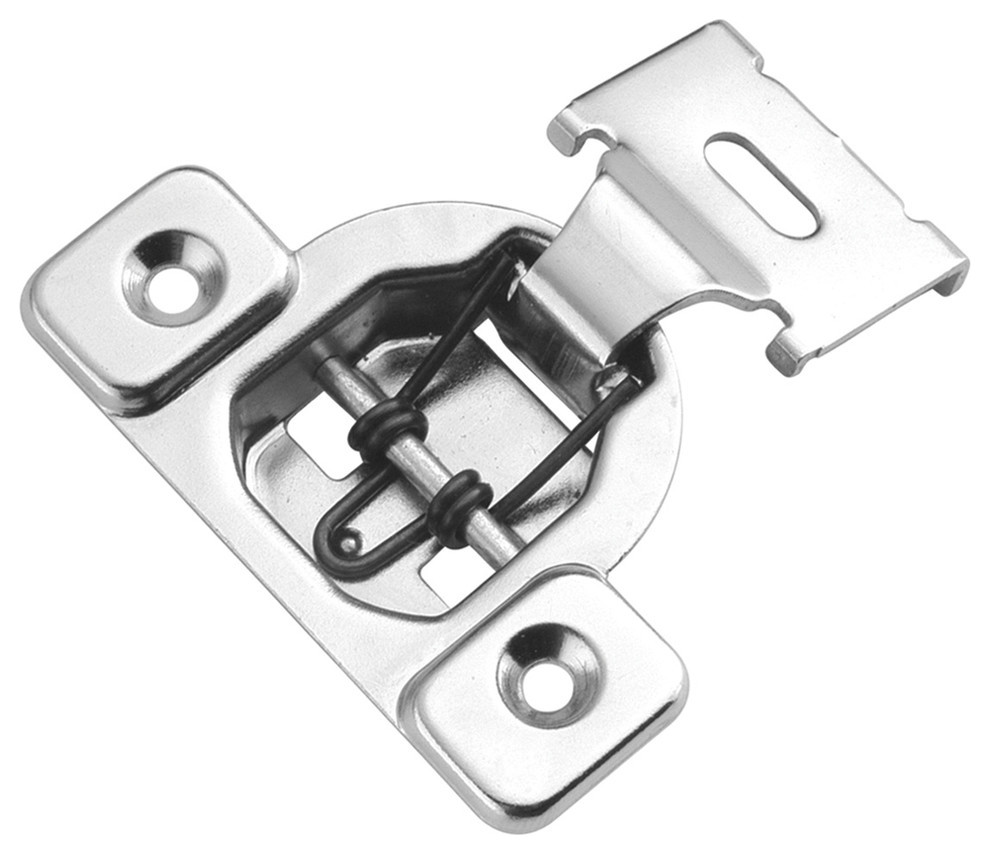 Concealed Hinge, Face Frame, Polished Nickel Traditional Hinges