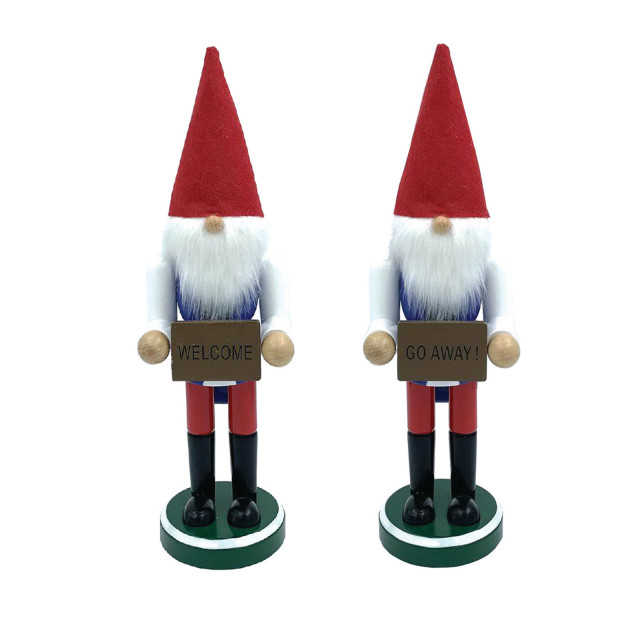 12" Away Gnome Nutcracker Holiday Accents And Figurines