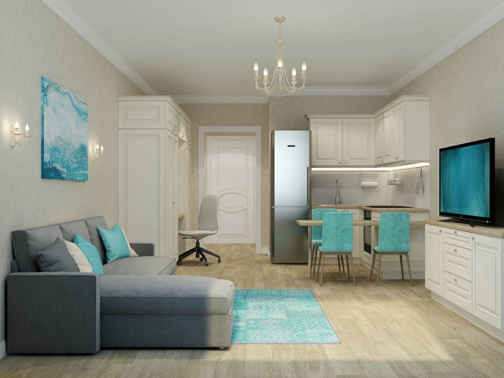 Дизайн студии в классическом стиле