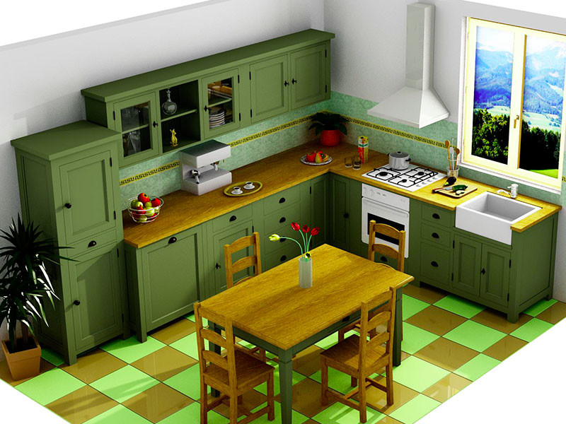 кухня в стиле прованс 4