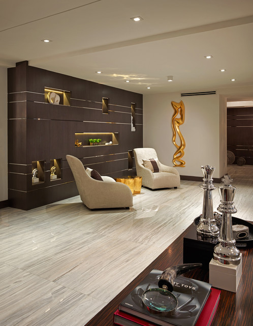 Penthouse contemporaneo-salon