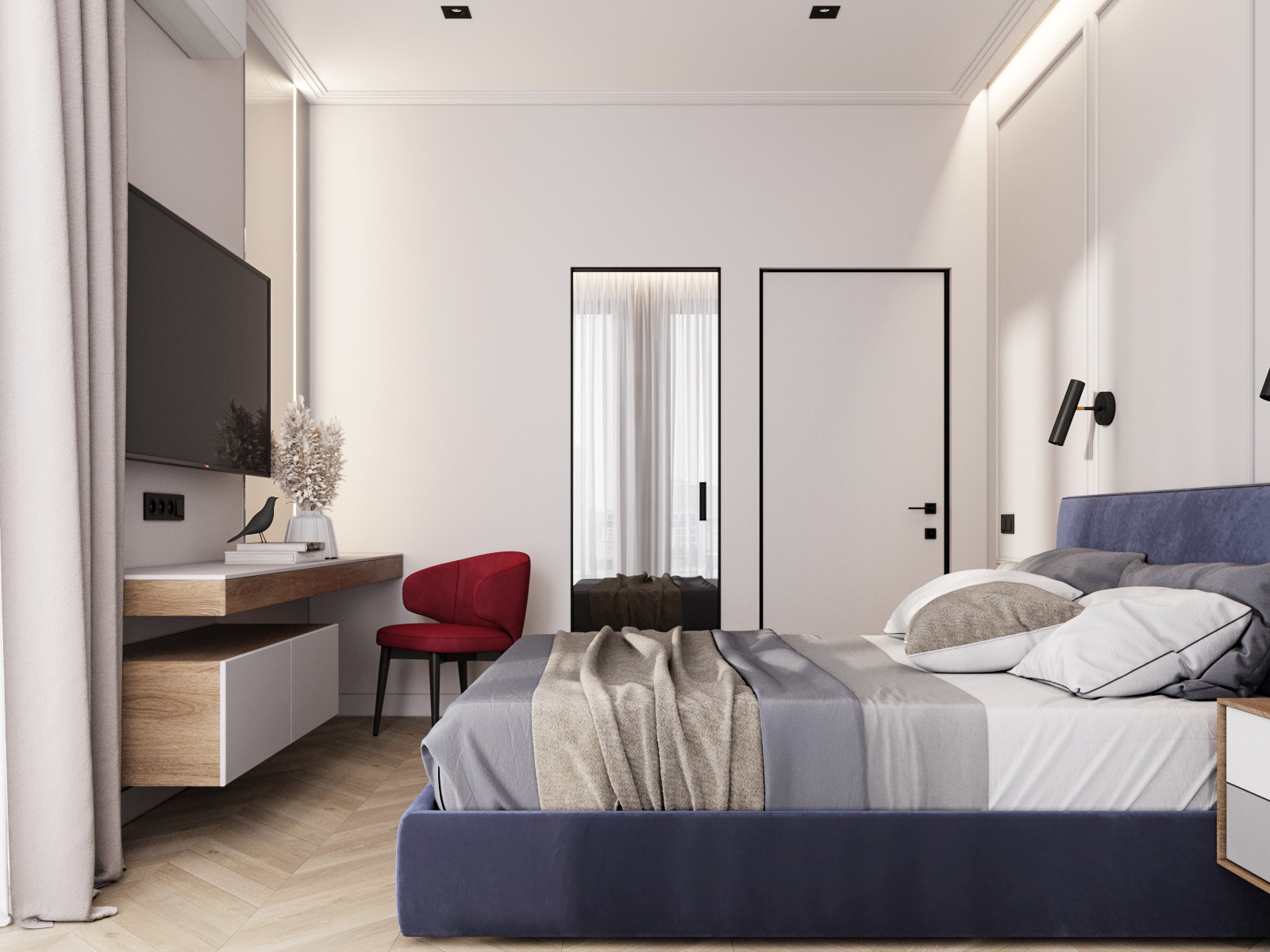 Москва, ЖК "PLAY". Евродвушка 46 кв.м.