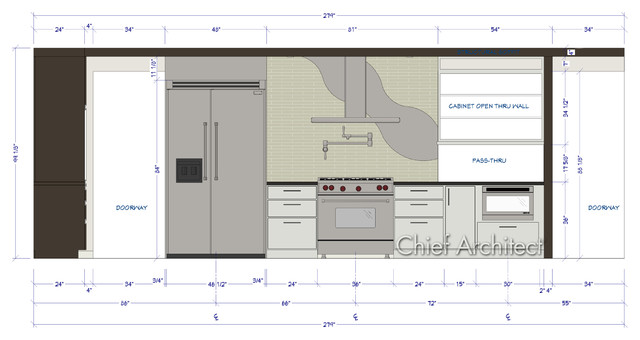 FIVE-12 KITCHEN interior-elevation