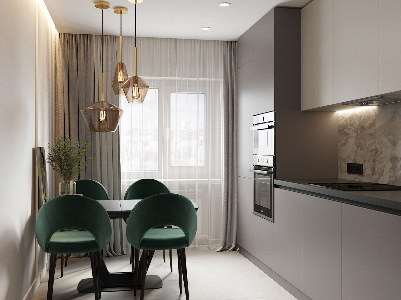 Дизайн проект квартиры, площадью 62 м2