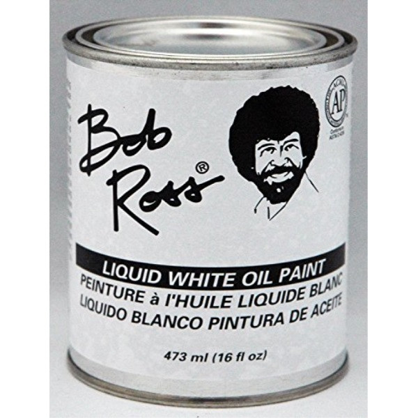 Bob Ross R6214 473Ml Liquid White Paint by Global Discount Store