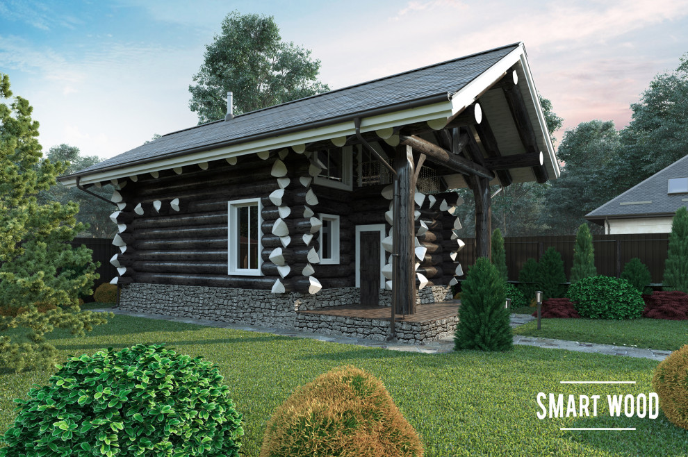 Сеча. Нестандартная бревенчатая баня