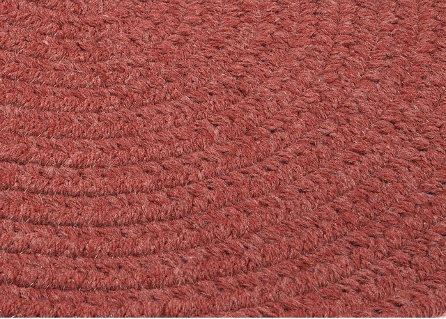 Bristol Rug, Rosewood 2'x9', 2'x9' Oval Runner - Contemporary - Area ...