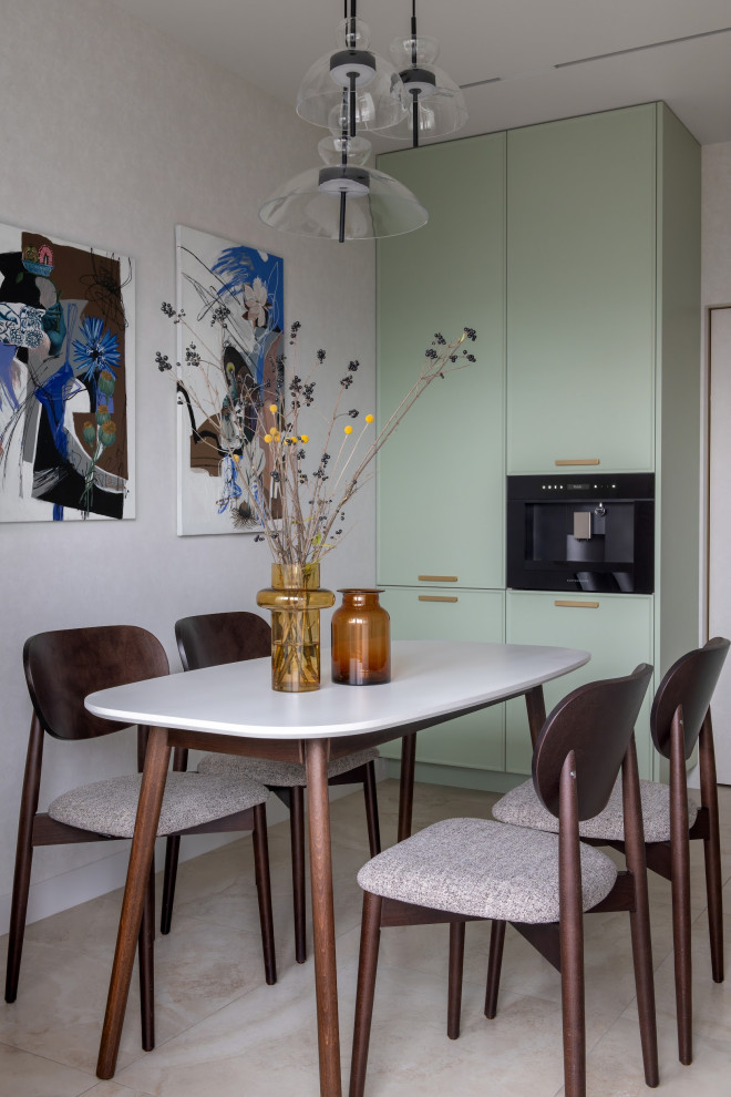 Реализованный проект квартиры "Фисташка"