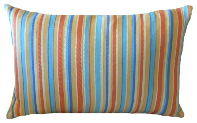 orange lumbar pillows