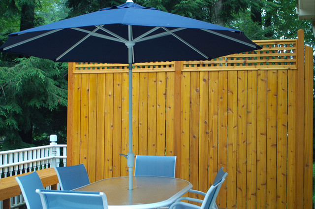 Deck Furniture, Fence, Pergola contemporary-terrace