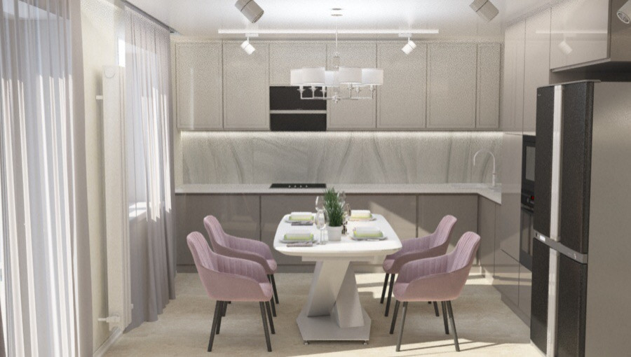 Кухни, гостиные комнаты